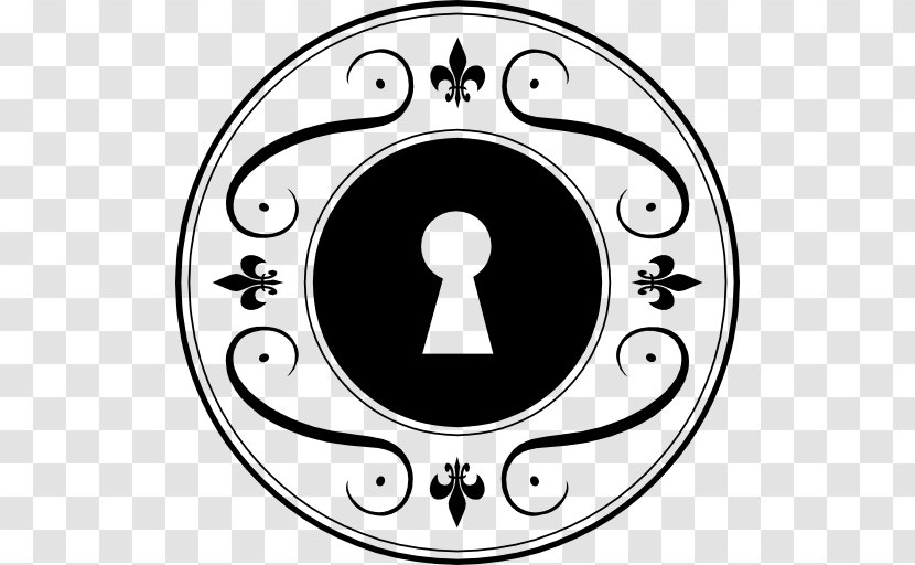 Circle Keyhole Shape Lock - Symbol Transparent PNG