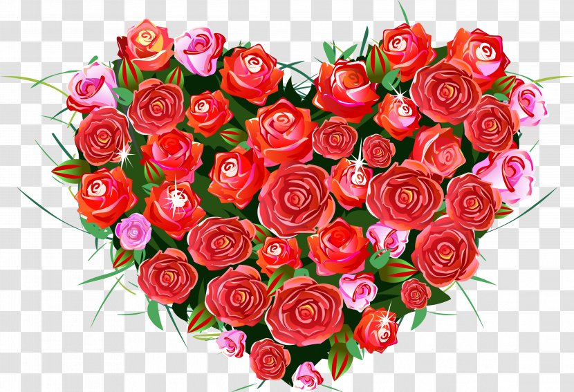 Heart Rose Love Desktop Wallpaper - Cut Flowers - Kartikeya Transparent PNG