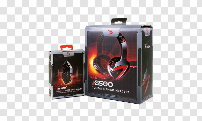 Bloody G300 Audio Headset A4Tech Headphones - A4tech Gaming Transparent PNG