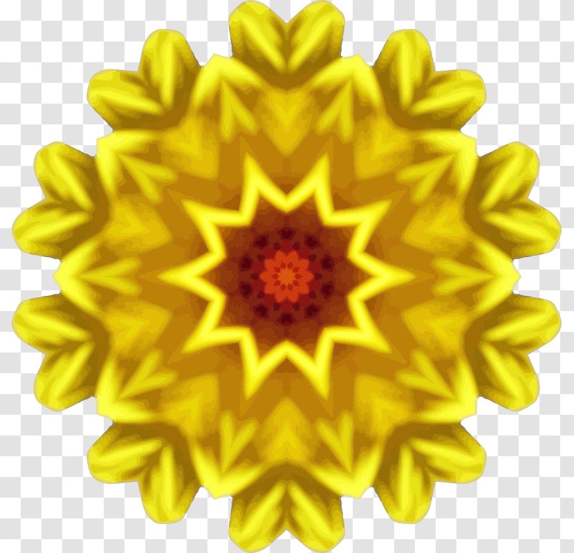 Clip Art - Chrysanths - Sunflowers Transparent PNG