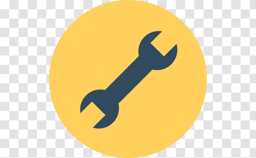 Spanners Tool Key - Yellow Transparent PNG