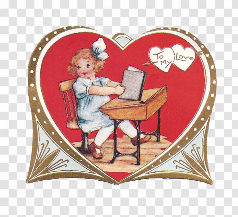 Valentine's Day T-shirt Heart Clip Art - Flower - Vintage Card Transparent PNG