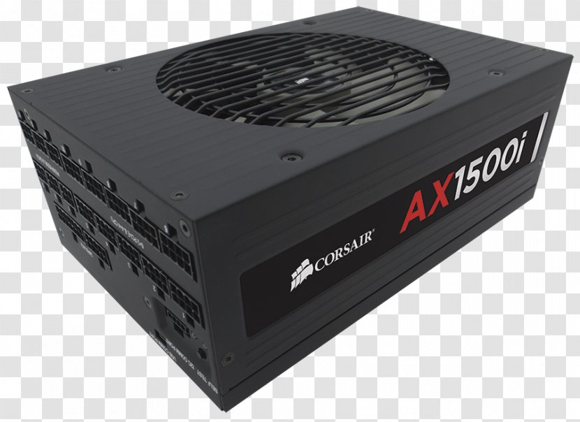 Power Supply Unit Corsair Components 80 Plus Converters ATX - Electronic Device - Ax Transparent PNG