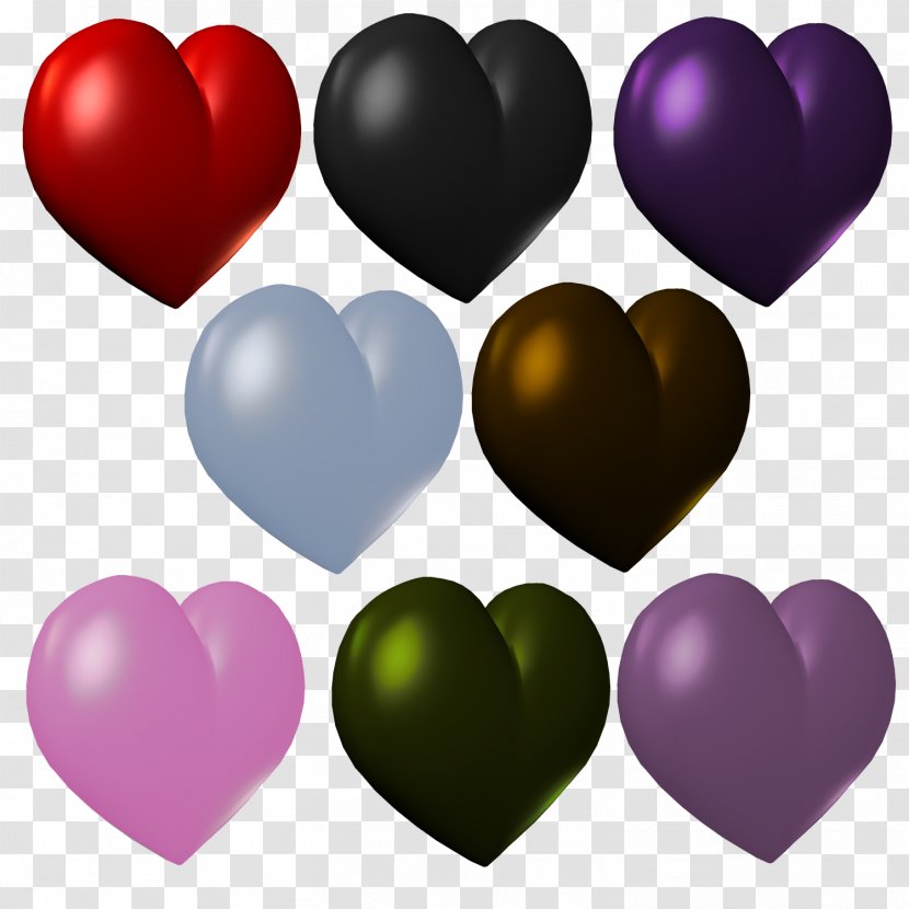 Heart Red Color Animation Love - B Transparent PNG