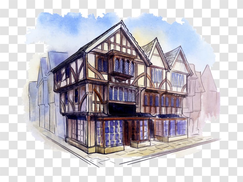 Elizabethan Architecture Tudor Architectural Style Modern - Building Transparent PNG