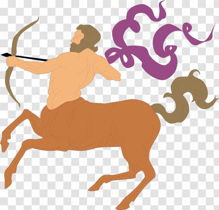 Sagittarius Zodiac Astrological Sign Symbol Leo - Mammal Transparent PNG