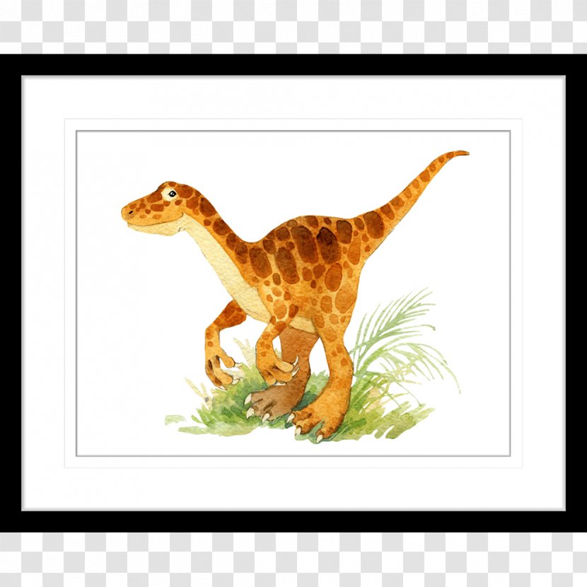 Dinosaur Velociraptor Drawing - Fauna Transparent PNG