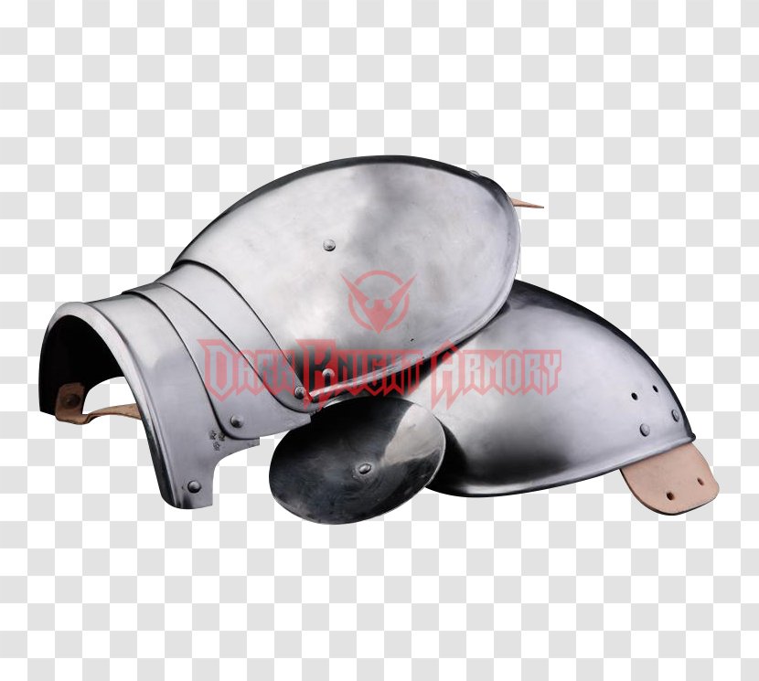 15th Century Besagew Pauldron Spaulder Knight - Morion Transparent PNG