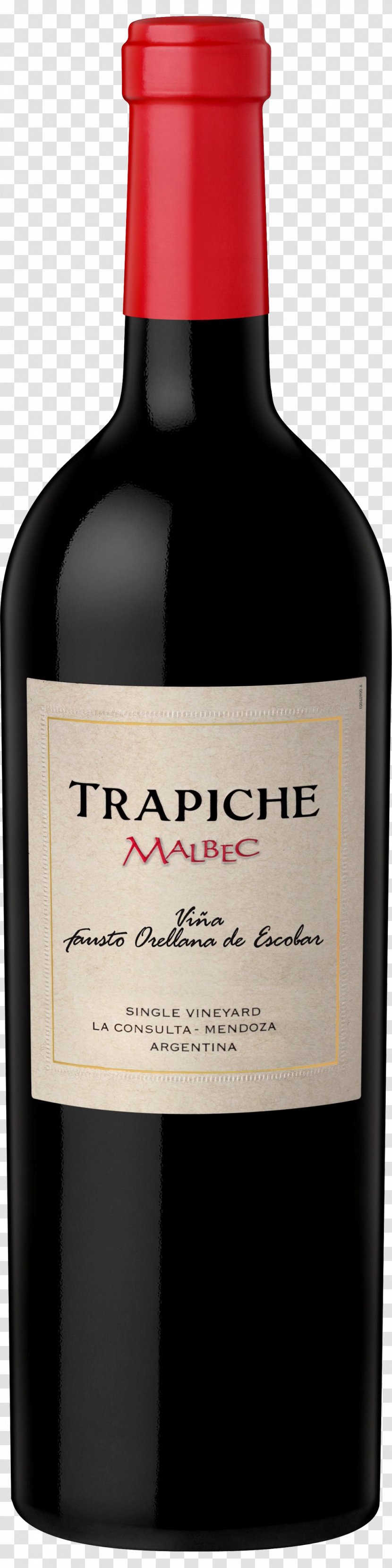 Wine Bessou Bertrand Malbec Trapiche Cabernet Sauvignon - Bottle Transparent PNG