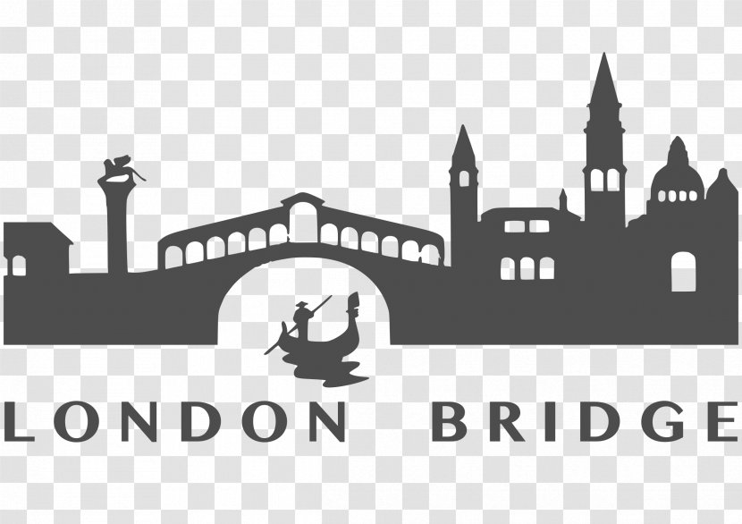 Rialto Bridge Gondola Clip Art - History - London Clipart Transparent PNG