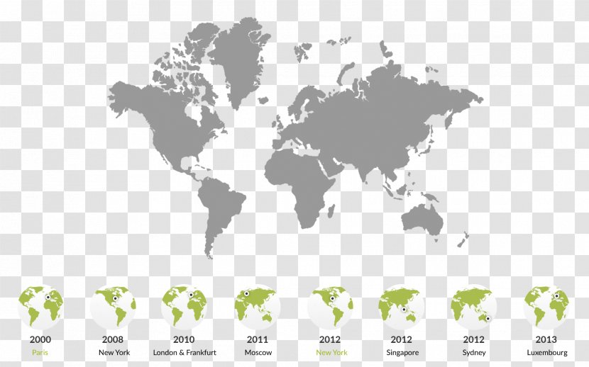 World Map Vector - Border Transparent PNG