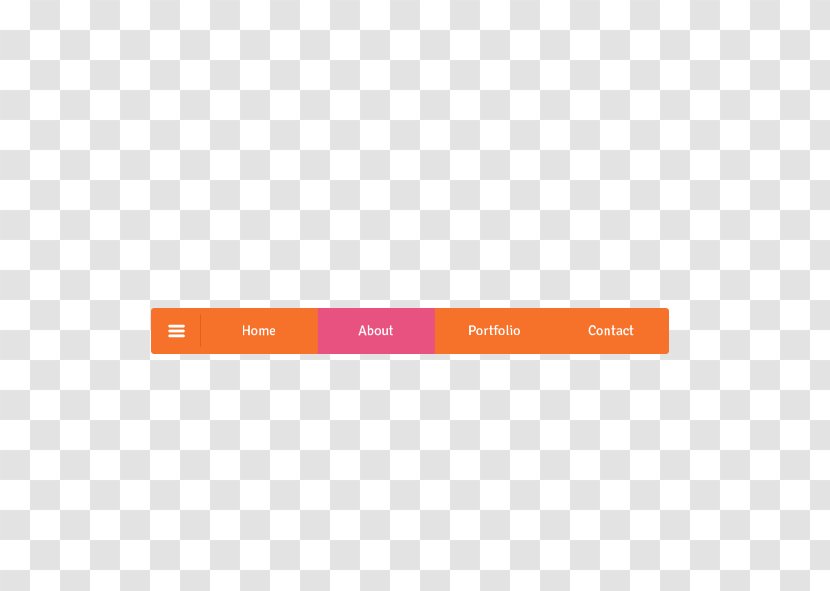 Page Elements - Menu Bar - Rectangle Transparent PNG