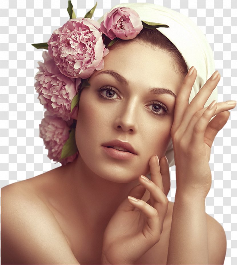 Facial Beauty Parlour Make-up Artist Woman - Lilac - Model Transparent PNG