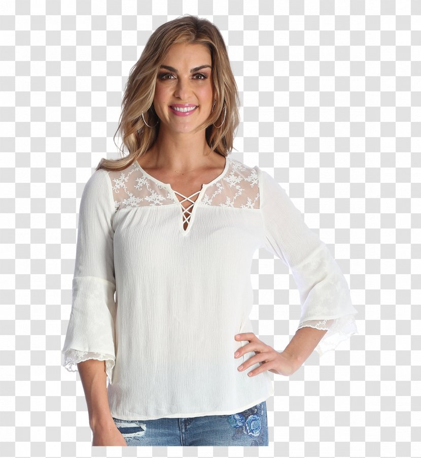 Blouse T-shirt Shoulder Sleeve Transparent PNG