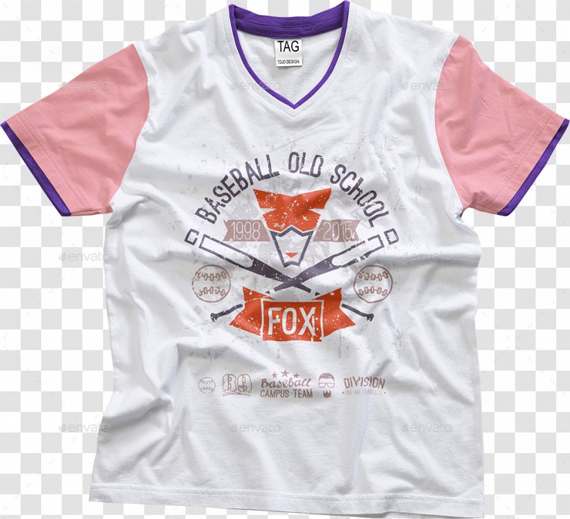 Sports Fan Jersey Long-sleeved T-shirt - Tshirt - T Shirt Mockup Transparent PNG
