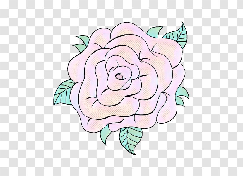 Garden Roses Floral Design Drawing Flower - Camellia - Art Transparent PNG