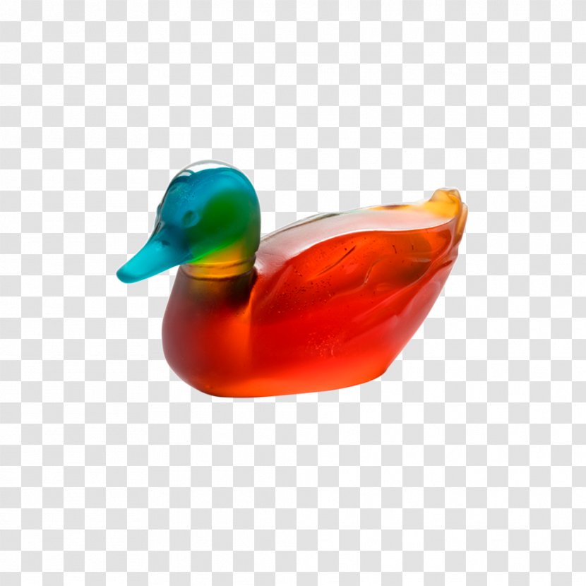 Duck Daum Mallard Art Sculpture - Crystal Transparent PNG