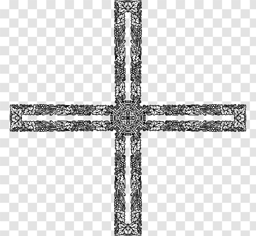 Grapevine Cross Christian Clip Art - Grape Transparent PNG