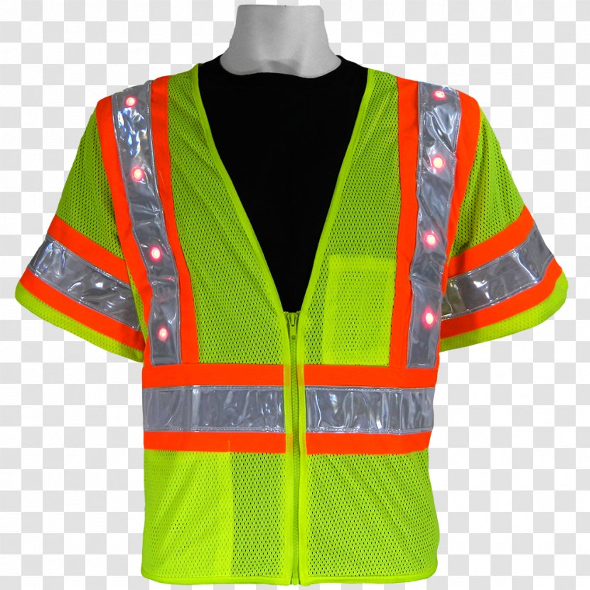 High-visibility Clothing Light Gilets Safety - Chainsaw - Vest Transparent PNG