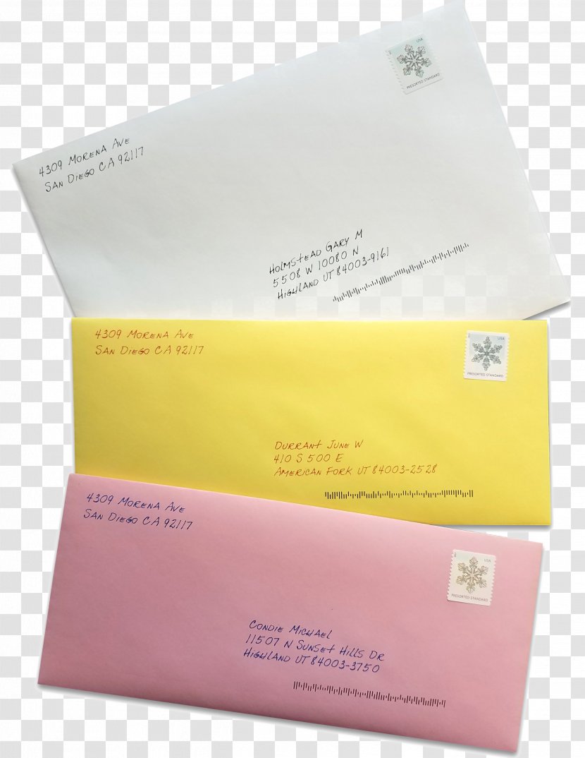 Paper Windowed Envelope Letter Wedding Invitation Transparent PNG