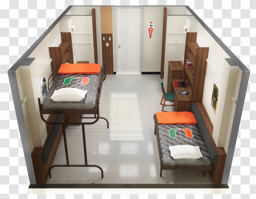 Miami University Carlos Albizu Dormitory Student Hecht Residences, Of - House - Dorm Room Transparent PNG