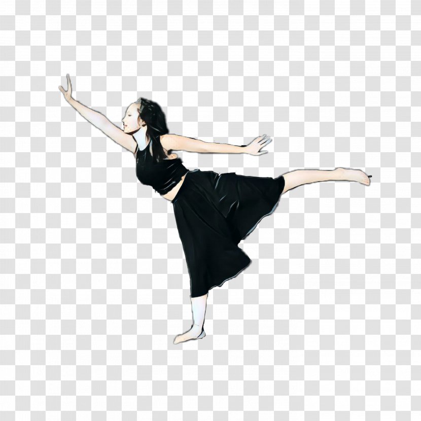 Athletic Dance Move Dancer Modern Arm - Kick Concert Transparent PNG