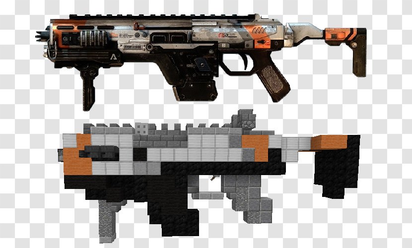 Titanfall 2 Submachine Gun Weapon - Flower - Mine Car Transparent PNG