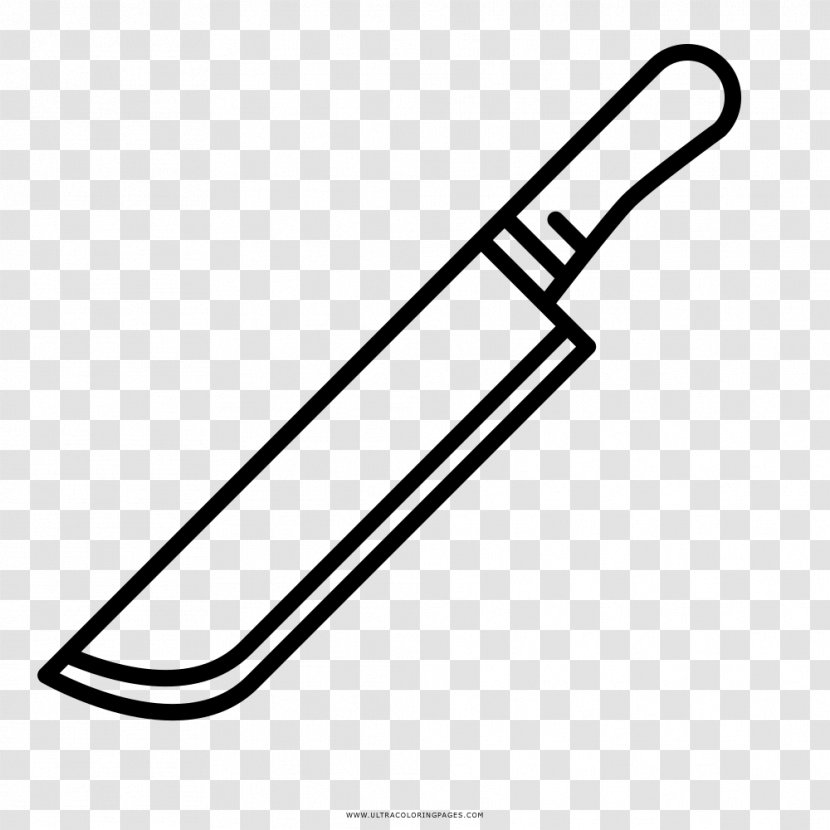 Pocketknife Coloring Book Kitchen Knives Butcher Knife Transparent PNG