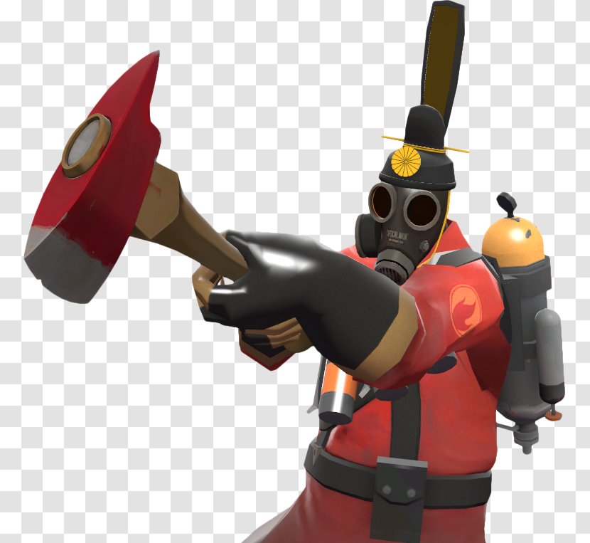 Team Fortress 2 Crown Japan Robot Pyro Concept - Toy Transparent PNG
