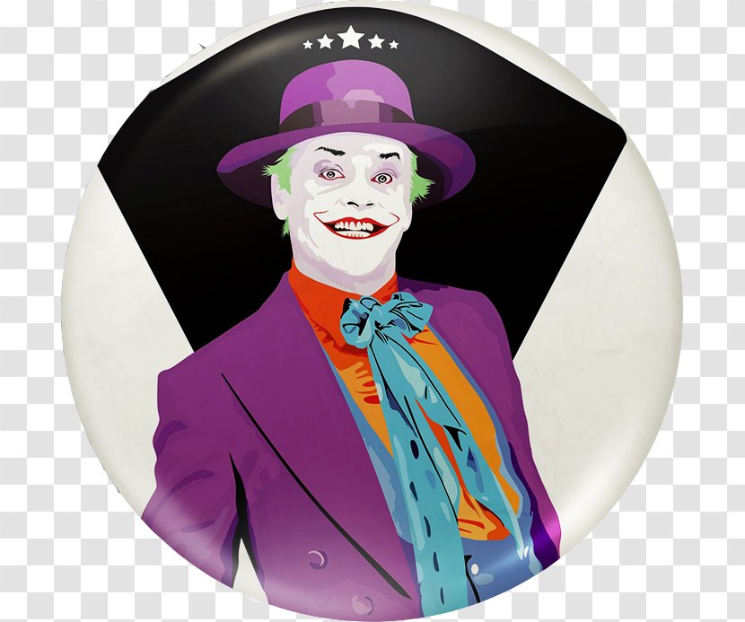 Joker Artist Jack Nicholson Work Of Art - Purple Transparent PNG