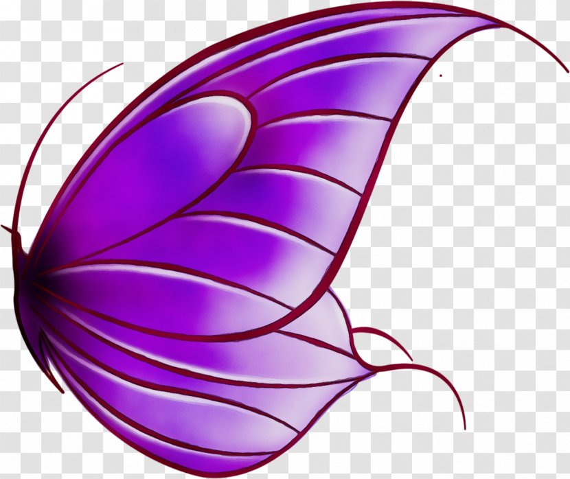 Purple Violet Magenta Line Wing - Symbol Transparent PNG