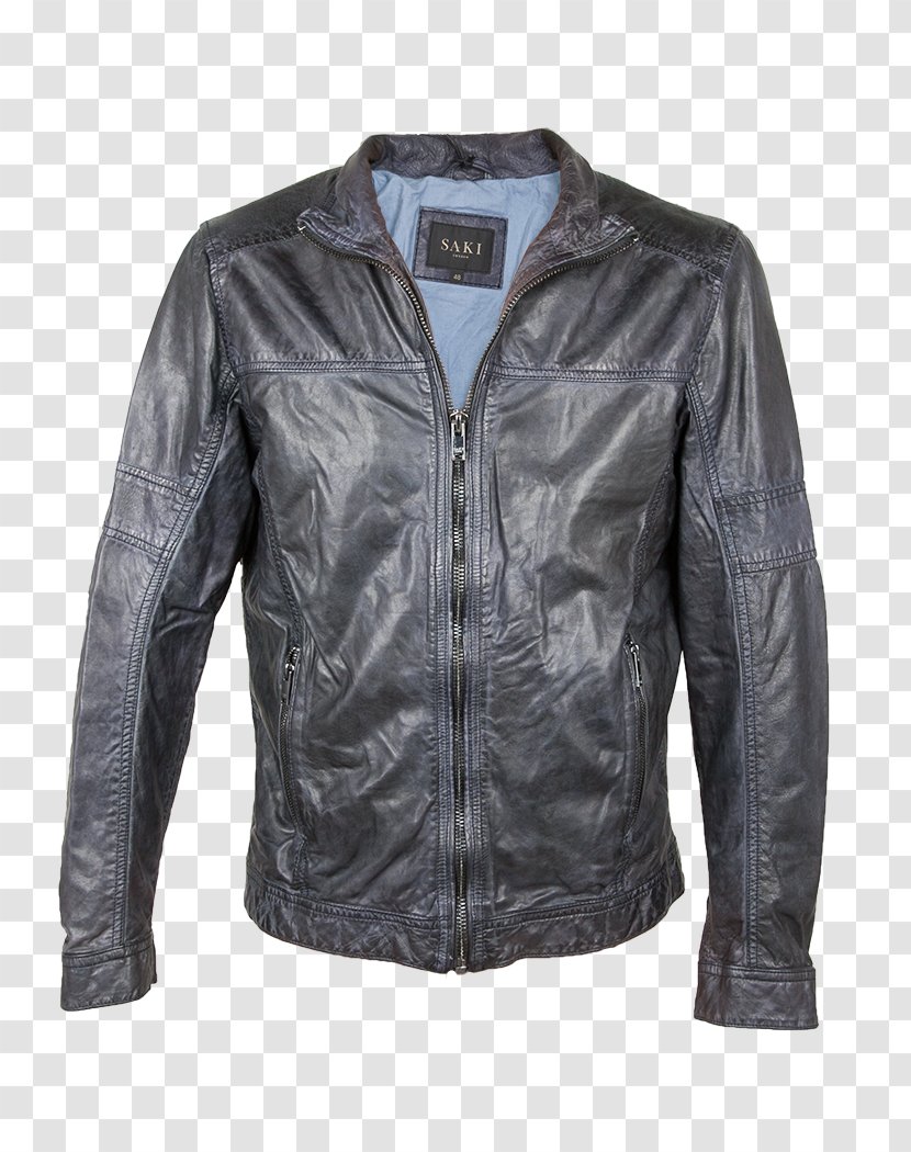 Leather Jacket T-shirt Lining - Textile Transparent PNG