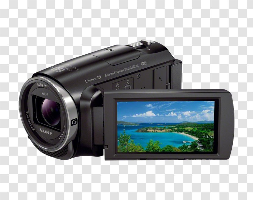 Sony Handycam HDR-CX675 Camcorder 1080p Video Cameras - Camera Transparent PNG