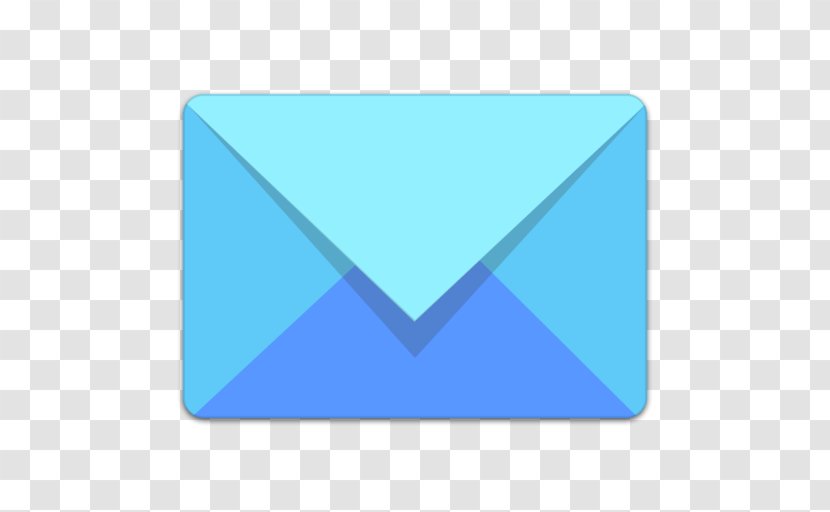 Email Newton - Electric Blue Transparent PNG