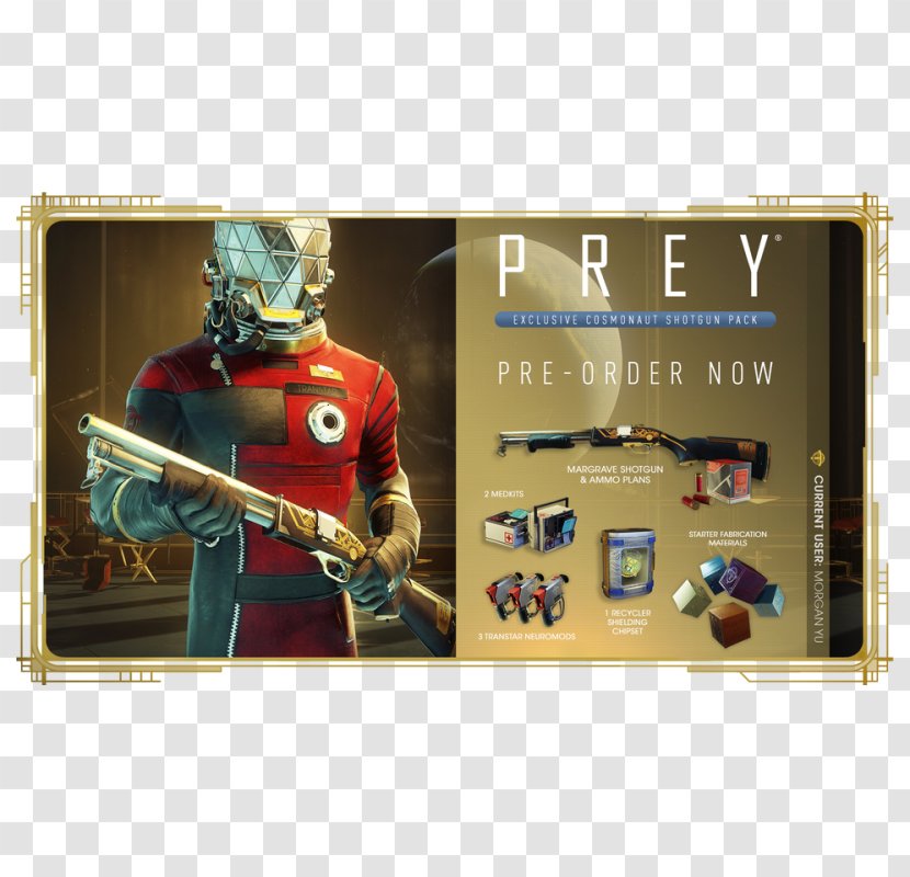 Prey Shotgun PlayStation 4 Video Game Pre-order - Xcom Enemy Unknown Transparent PNG