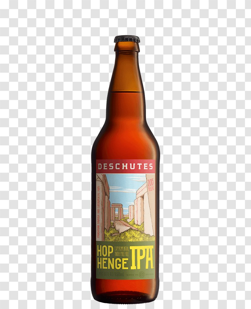 India Pale Ale Deschutes Brewery Beer Bottle - Hops Transparent PNG