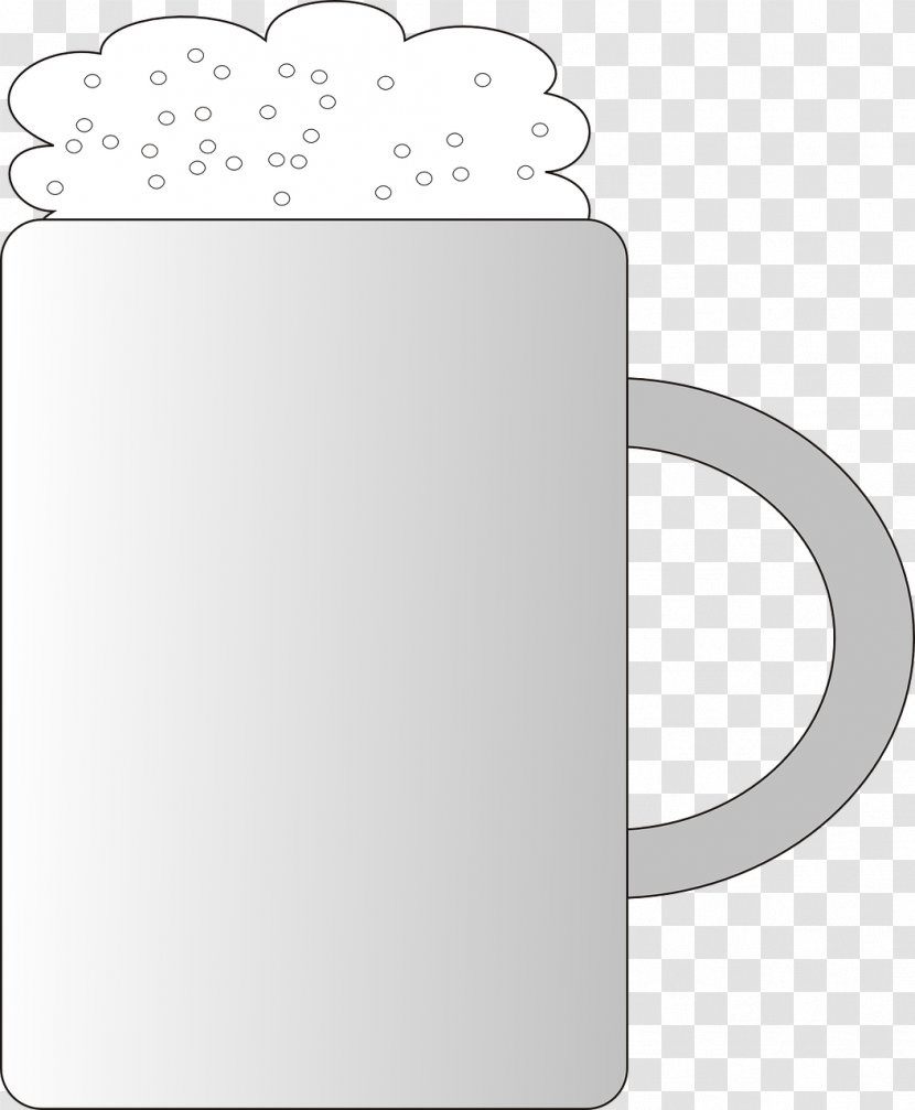 Beer White Cup Clip Art - Head Transparent PNG
