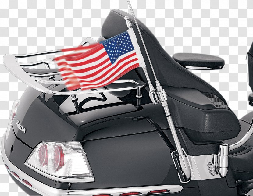 Flag Of The United States Honda Gold Wing Motorcycle Transparent PNG