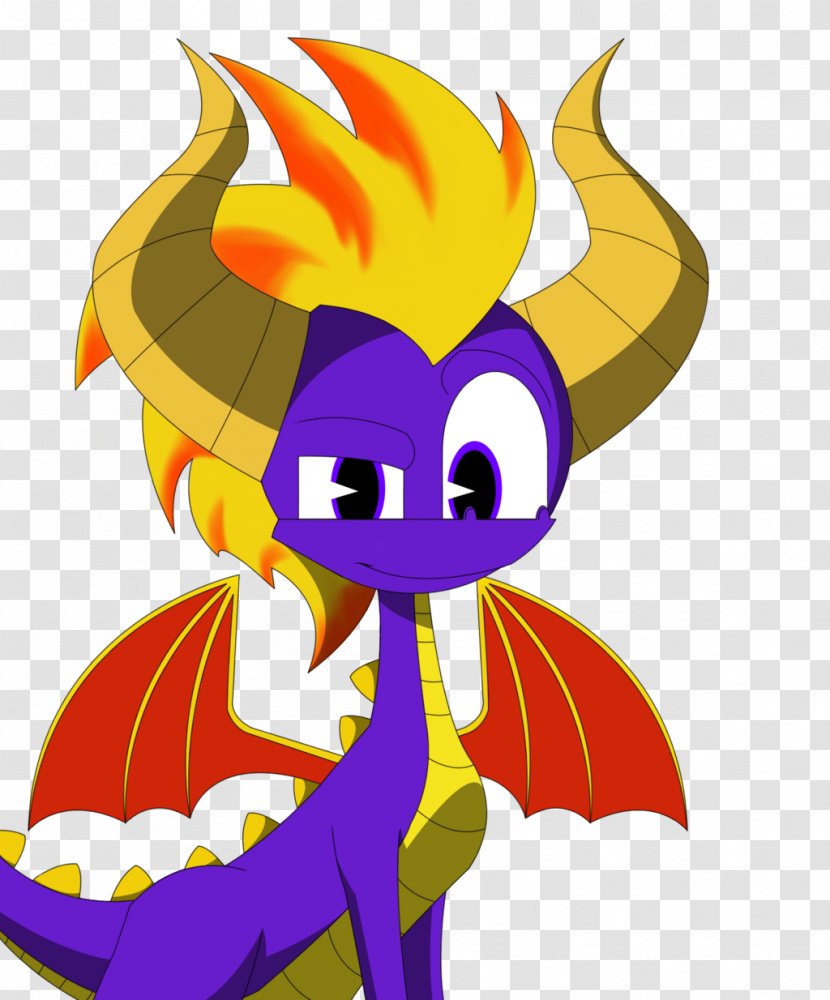 Spyro The Dragon Fire Breathing Legendary Creature - Horse Like Mammal Transparent PNG