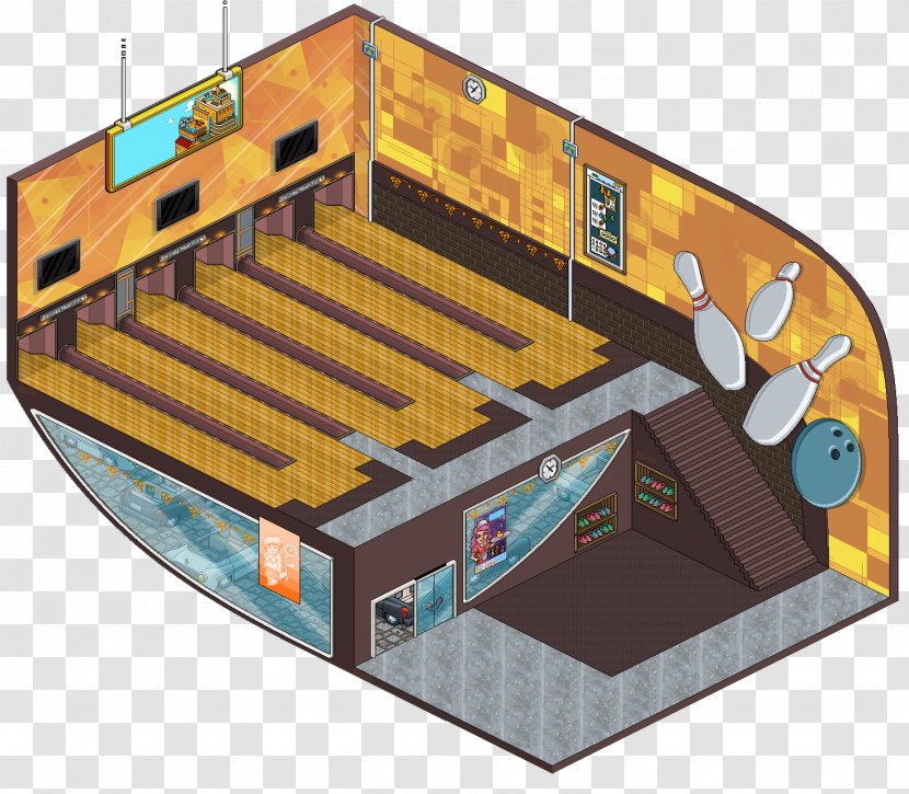 Habbo Game Foruma Moderators Bowling - Structure Transparent PNG