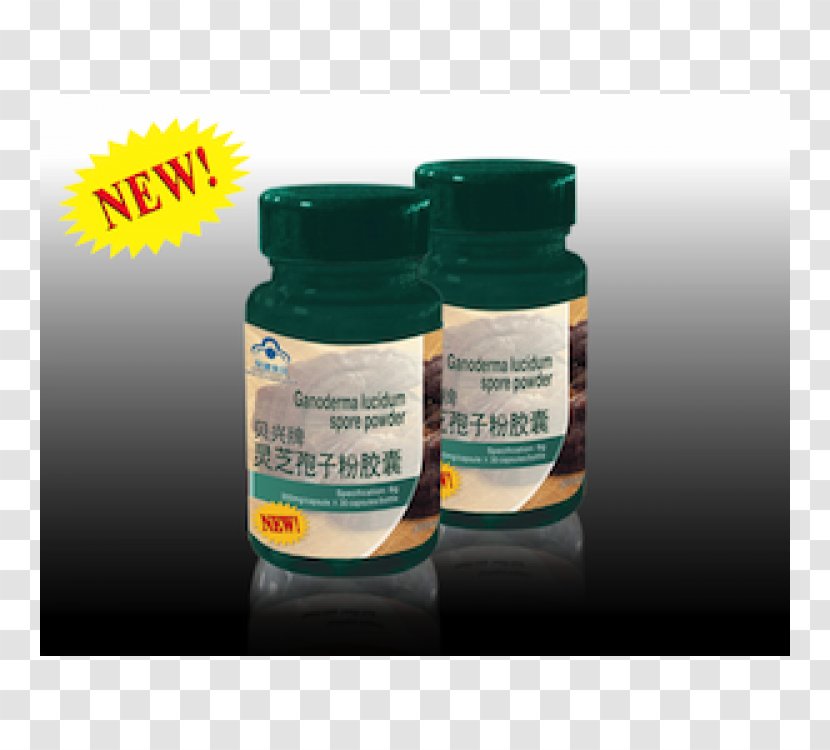 Dietary Supplement Lingzhi Mushroom Capsule Extract Fungus - Ganoderma Lucidum Transparent PNG