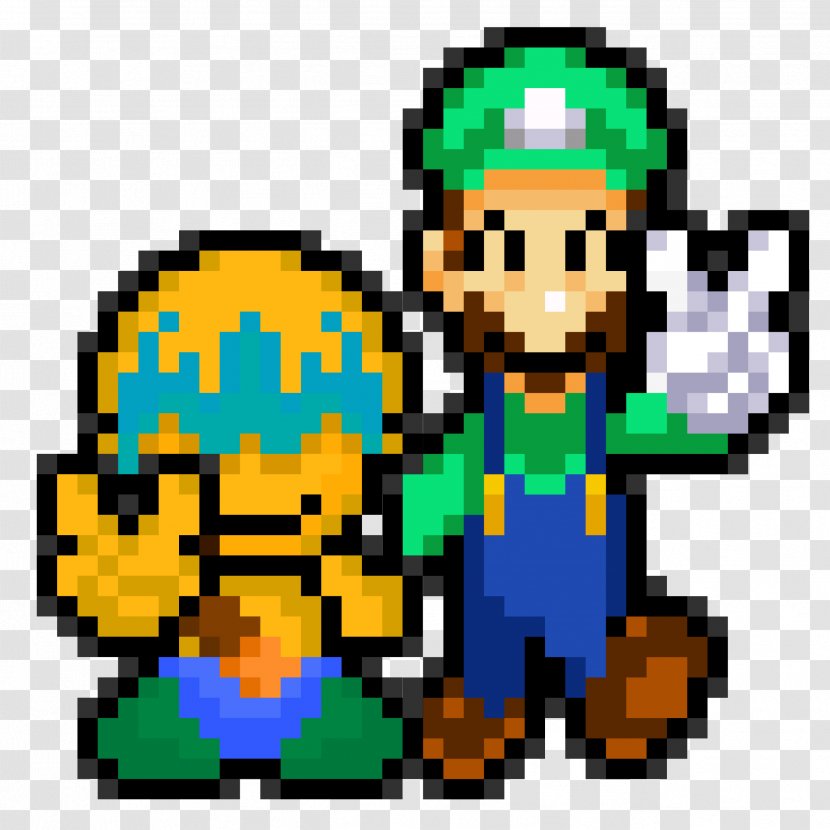 Cartoon Character Art Museum - Luigi Transparent PNG