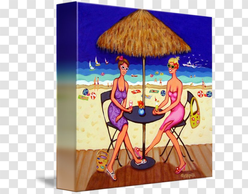 Shore Painting Beach Sea Tropical Islands Resort - Fine Art Transparent PNG