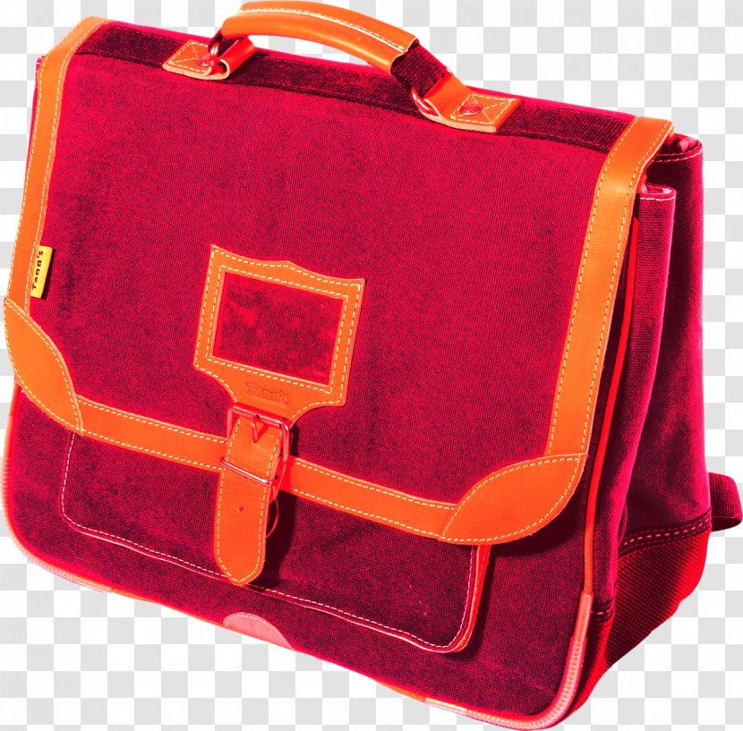 School Presentation Education Clip Art - Red - Schoolbag Transparent PNG