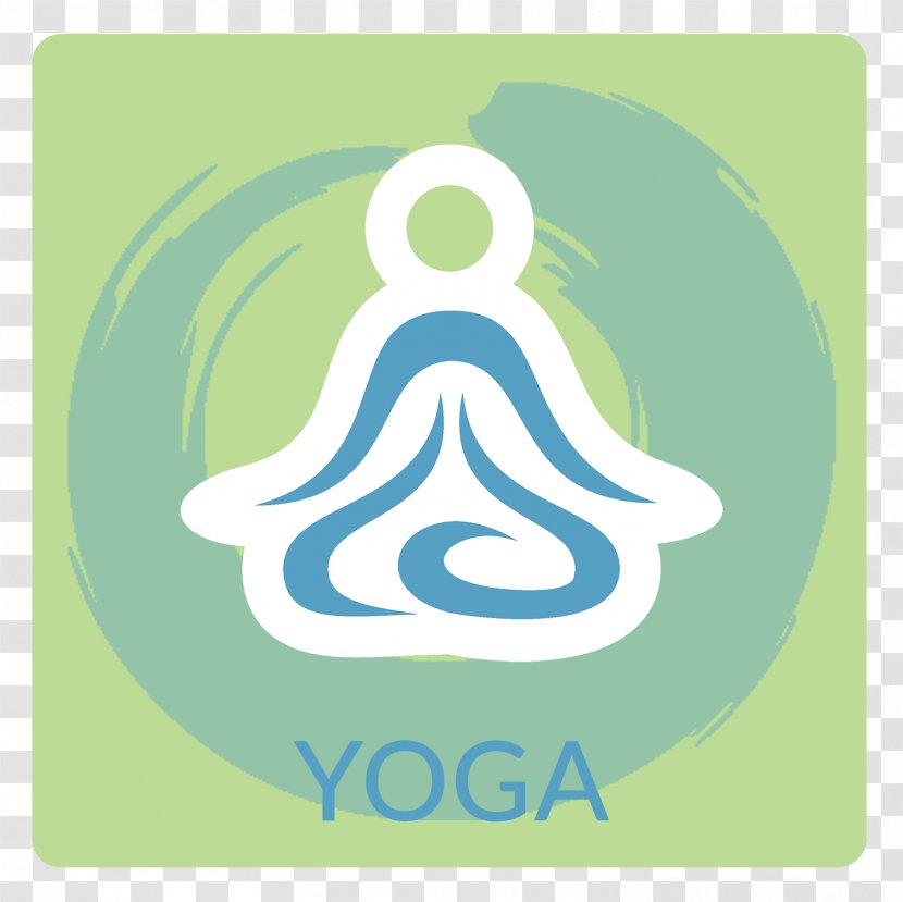 Logo Brand Font - Aqua - Yoga Health Transparent PNG