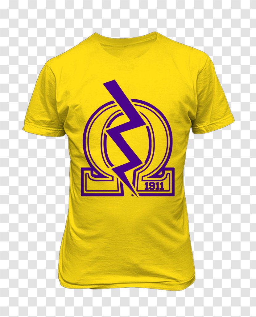 Printed T-shirt Clothing Sleeve - OMEGA PSI PHI Transparent PNG