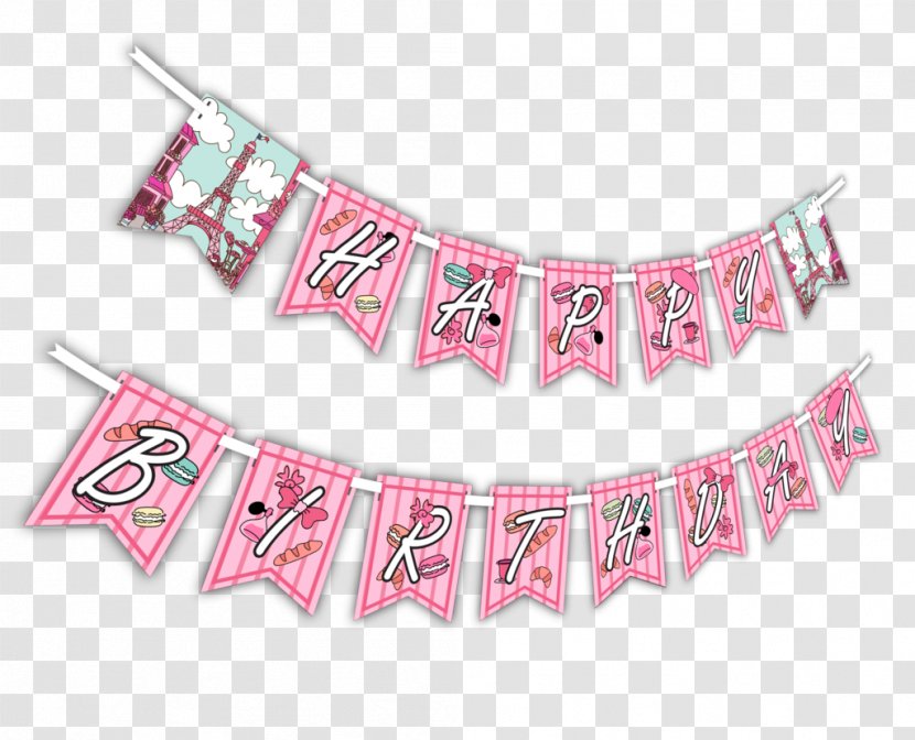 Jewellery Clothing Accessories Ribbon Necklace Party - Body - Birthday Banner Transparent PNG