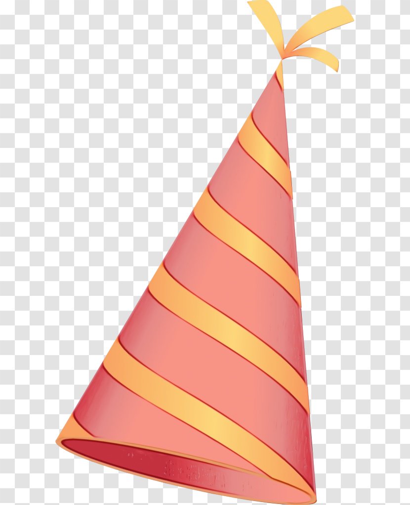 Party Hat - Pink - Peach Supply Transparent PNG