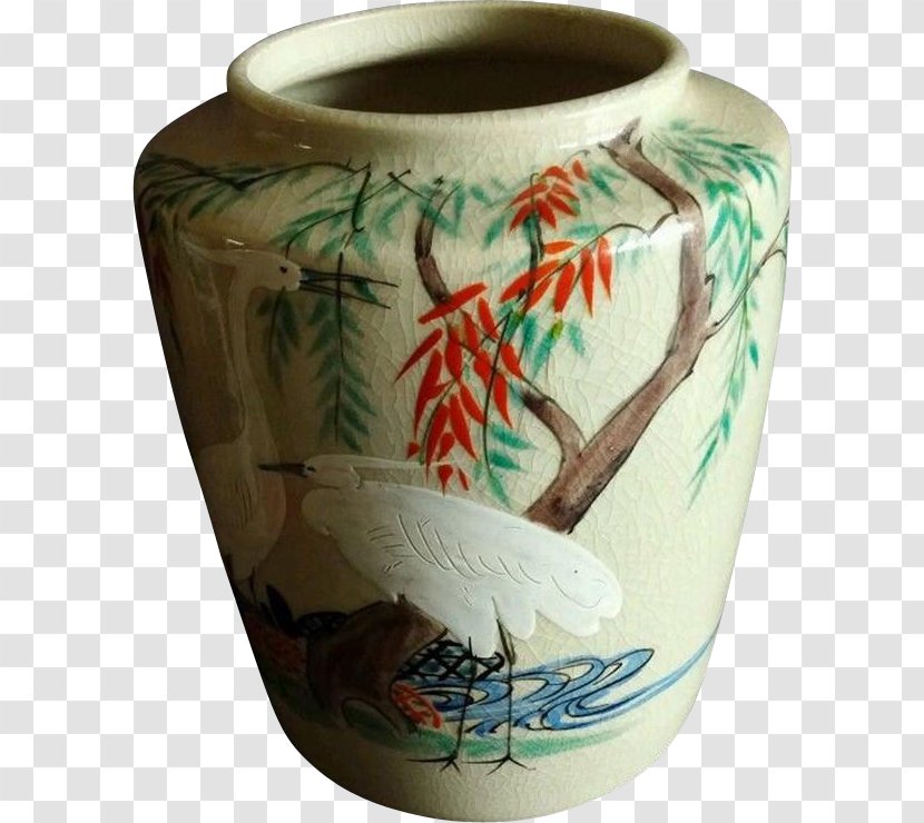Pottery Ceramic Satsuma Ware Vase Kiyomizu - Arita Transparent PNG