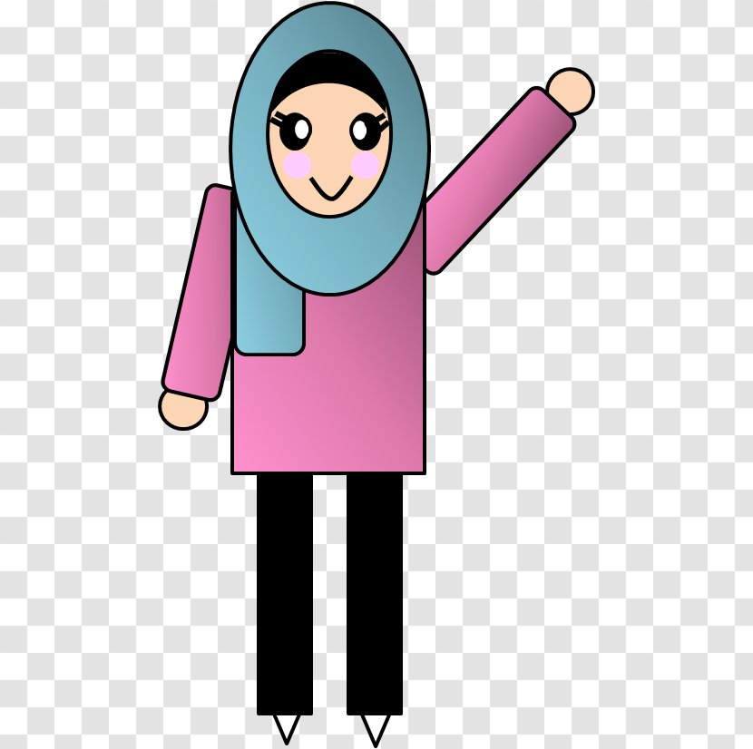 Human Behavior Cartoon Pink M Clip Art - Tree - Baju Kurung Transparent PNG